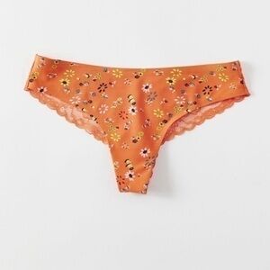 Out From Under Nina Laser-Cut Lace-Back Cheeky Hipster Size Medium